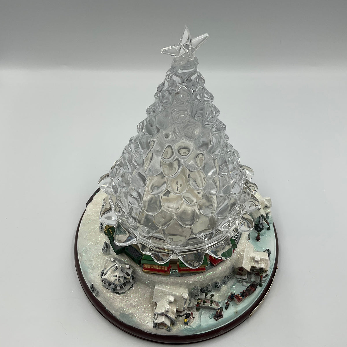Thomas Kinkade Reflections Of Christmas Light Up Tree Tested and Works