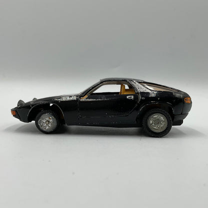 1979 Black Vintage 1:44 Scale Matchbox Porsche 928 Die-Cast Scale Model Replica Car