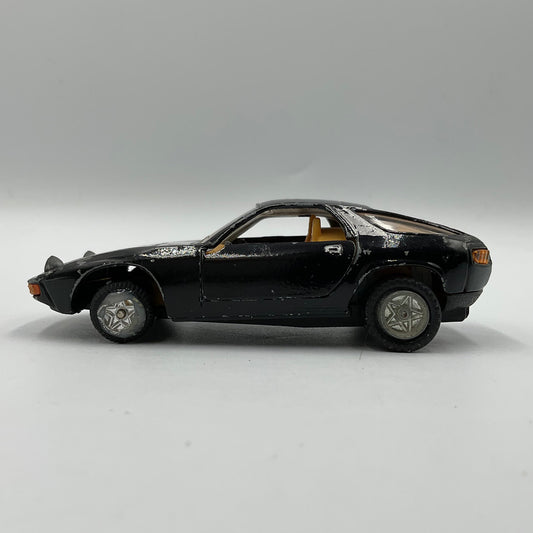 1979 Black Vintage 1:44 Scale Matchbox Porsche 928 Die-Cast Scale Model Replica Car
