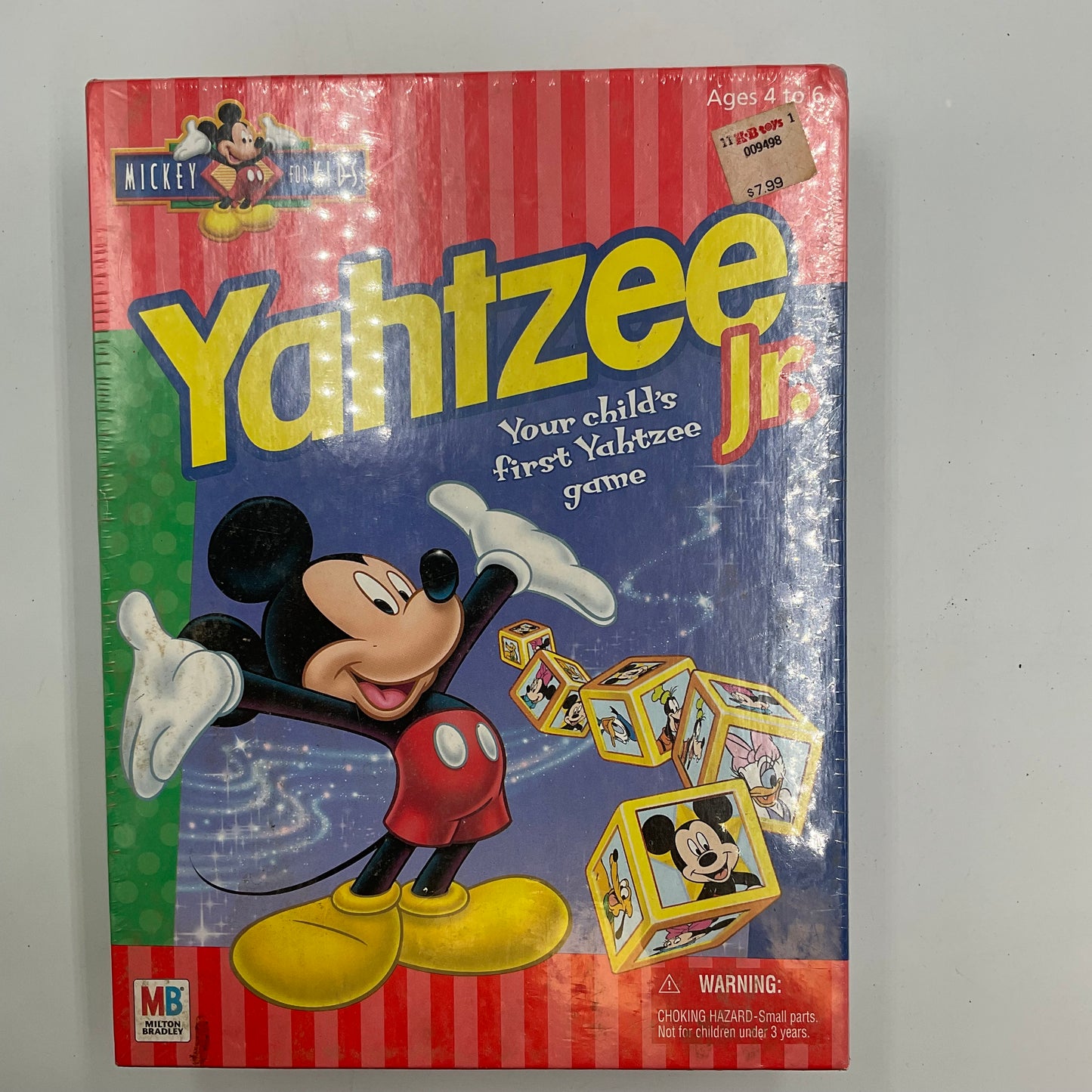 Milton Bradley Yahtzee Jr. Boardgame Brand New Factory Sealed