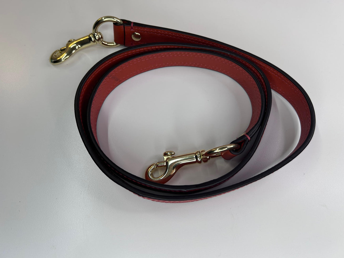 Coach Ashley Op Art Dotted Shoulder Bag Tan with Orange/Salmon Leather Accent