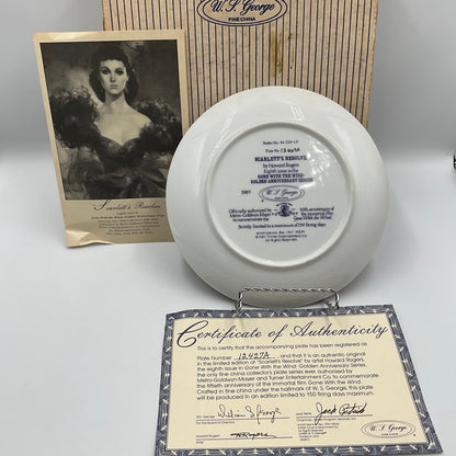 W.L.George Fine China Scarlett’s Resolve By Howard Rogers