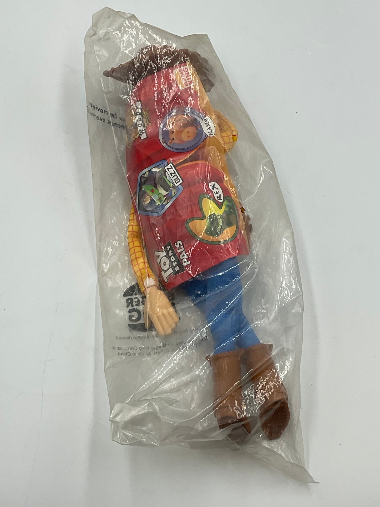Burger King Vintage 1995 Toy Story Sheriff Woody Plush Doll Unopened