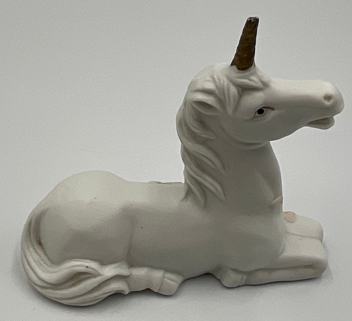 Vintage Ceramic Lying Unicorn figurine