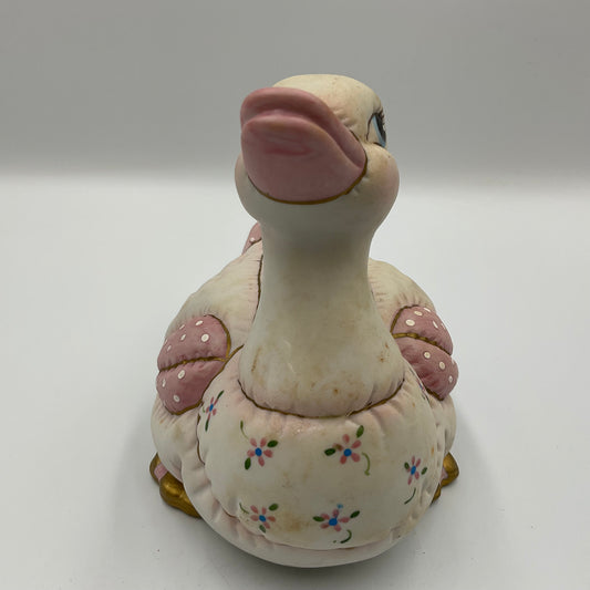 Vintage 1987 Porcelain Duck By Geo Z. Lefton