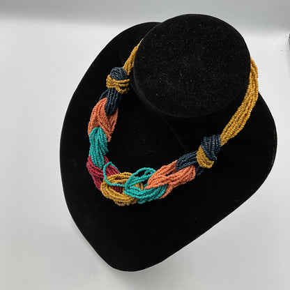 Multi Color Beaded Necklace