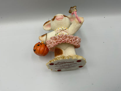 Enesco Mary's Moo Moos Have A Fairy Happy Halloween 731803 Cow Figurine 2000