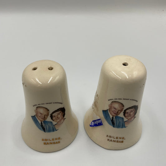 General And Mrs.Dwight D. Eisenhower Salt And Pepper Shakers