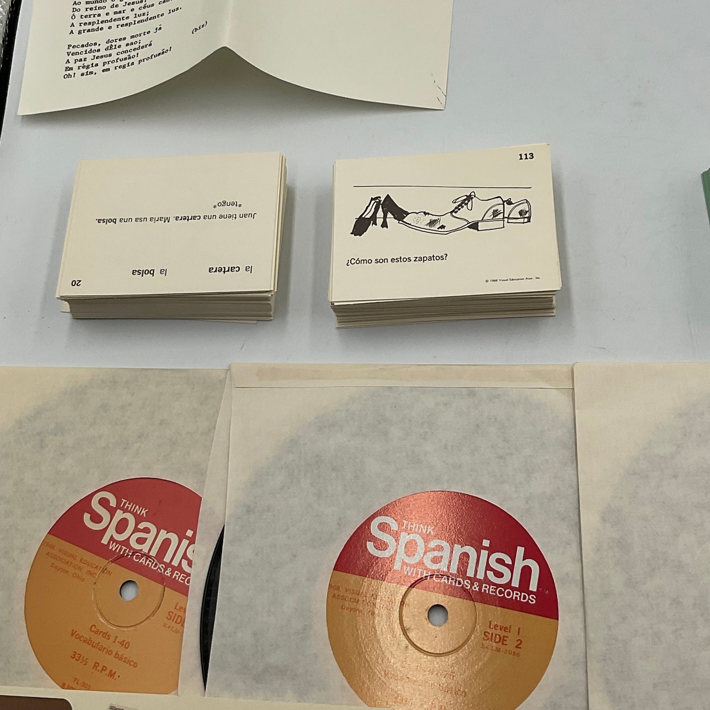 Ready JB Think Spanish with Cards & Records Level 1 Vis-ED