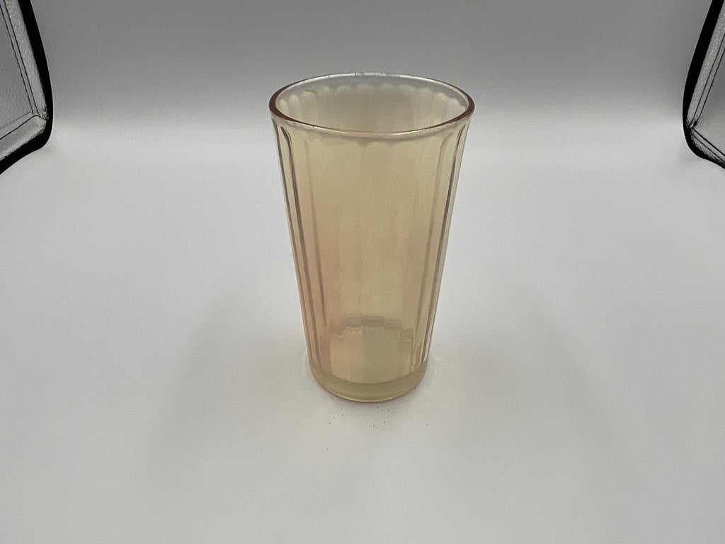 Jeannette Glass Finlandia Marigold Tree Bark Carnival Tumbler (5)