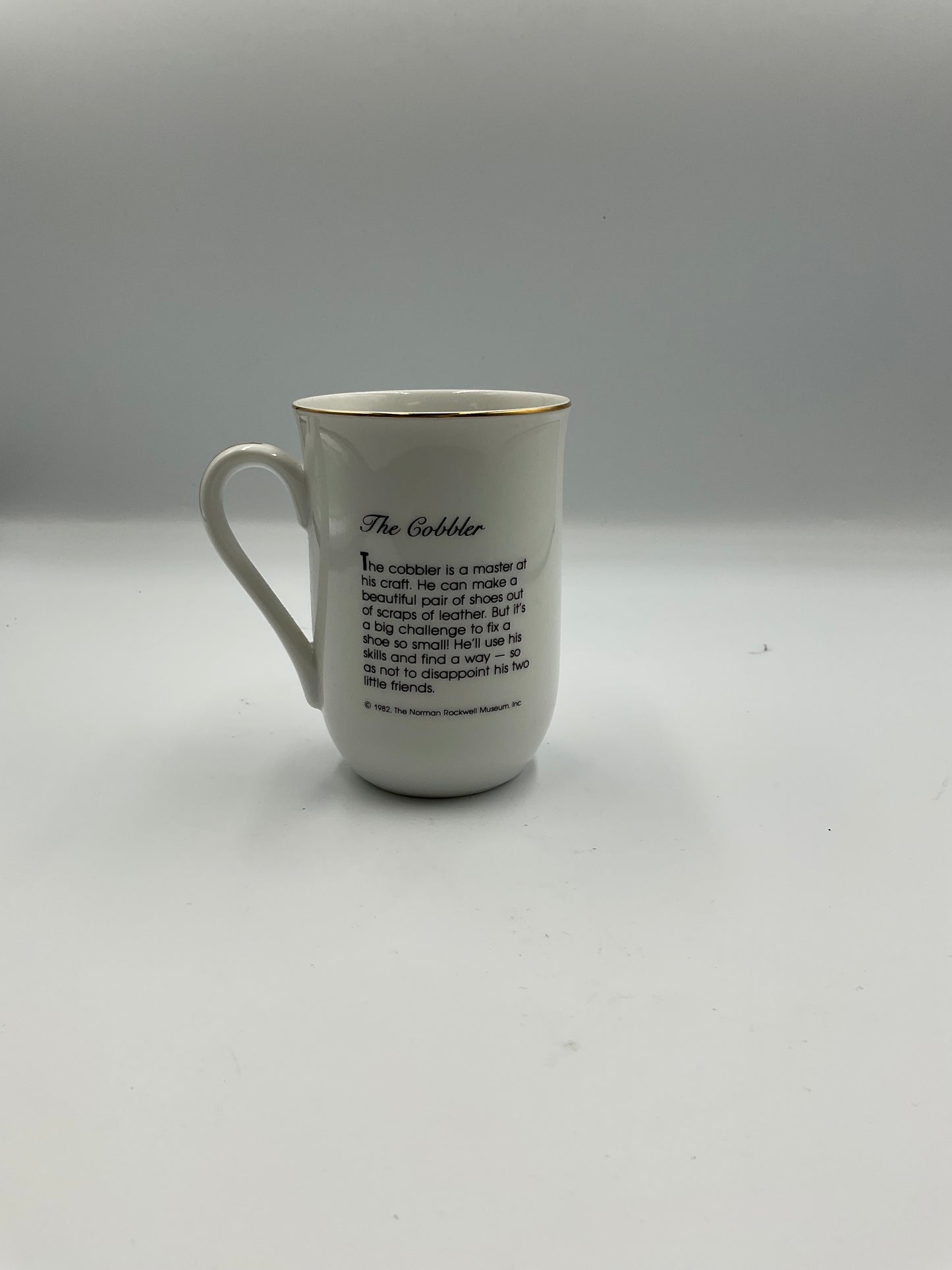 Norman Rockwell Museum Vintage 1982 8 Ceramic Mugs