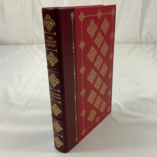 The Scarlet Letter by Nathaniel Hawthorne Vintage 1979 The Franklin Library Leather Bound Hardcover Book