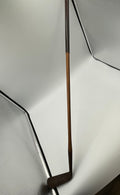 Antique Hickory Shaft Golf Club Putter Mashie Wedge Mid-Iron Forged Face
