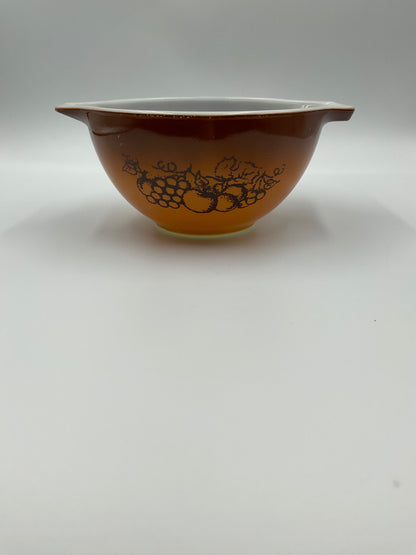 Vintage Pyrex Old Orchard 3 Piece Nesting Mixing Bowl Set