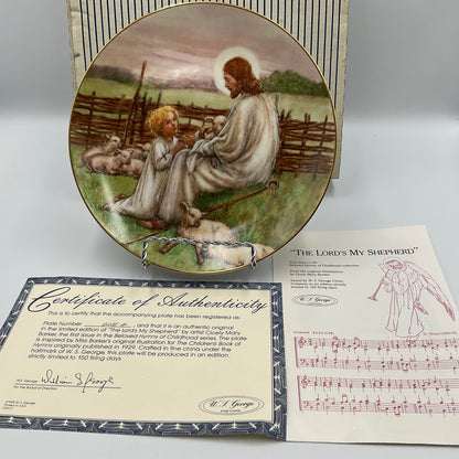 W.L.George Fine China The Lord’s My Shepard By Cicely Mary Barker