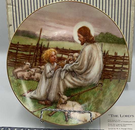 W.L. George Fine China The Lord’s My Shepard Cicely Mary Barker COA Original Box