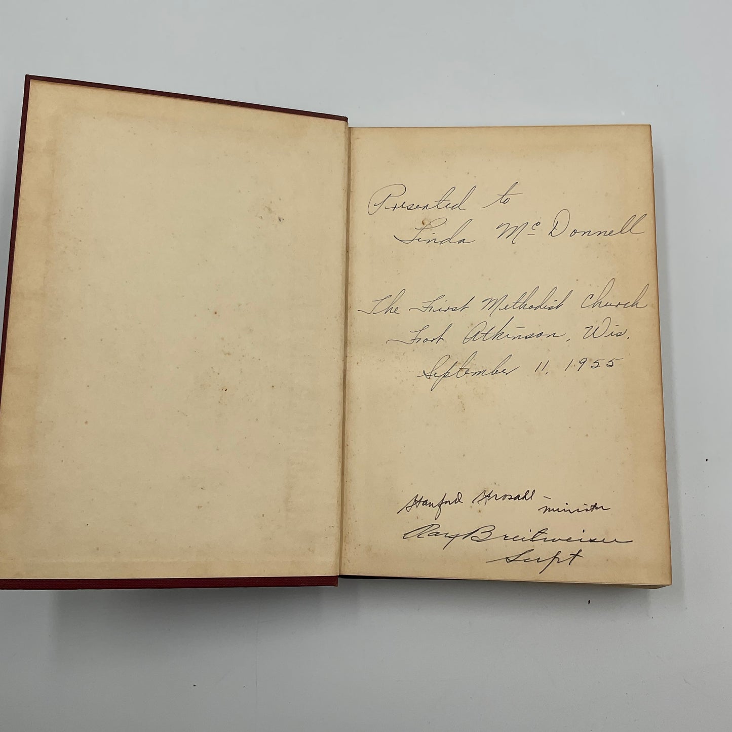 Intage Hardcover The Methodist Hymanal  Hardcover Book