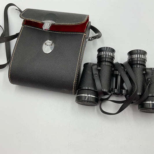 Vintage Empire Model 240 Binoculars In Black Case