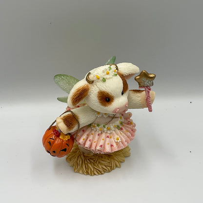 Enesco Mary's Moo Moos Have A Fairy Happy Halloween 731803 Cow Figurine 2000
