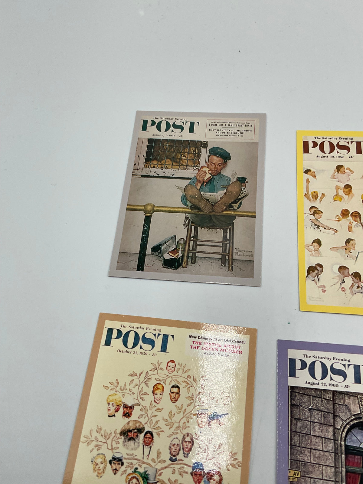 Vintage 1993 Norman Rockwell Series 2 Trading Card Lot