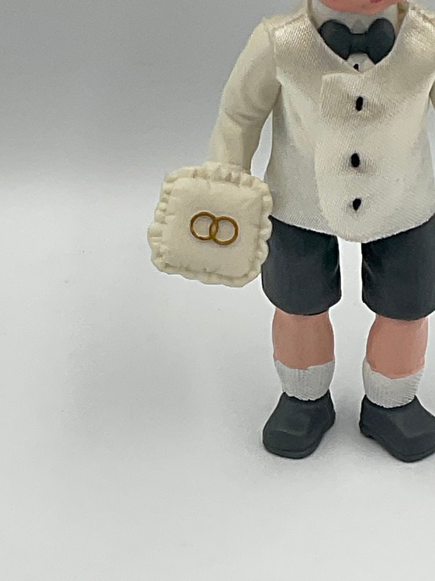 Vintage Madame Alexander Ring Bearer Wedding  Doll Top Hat Ring Pillow Original Outfit