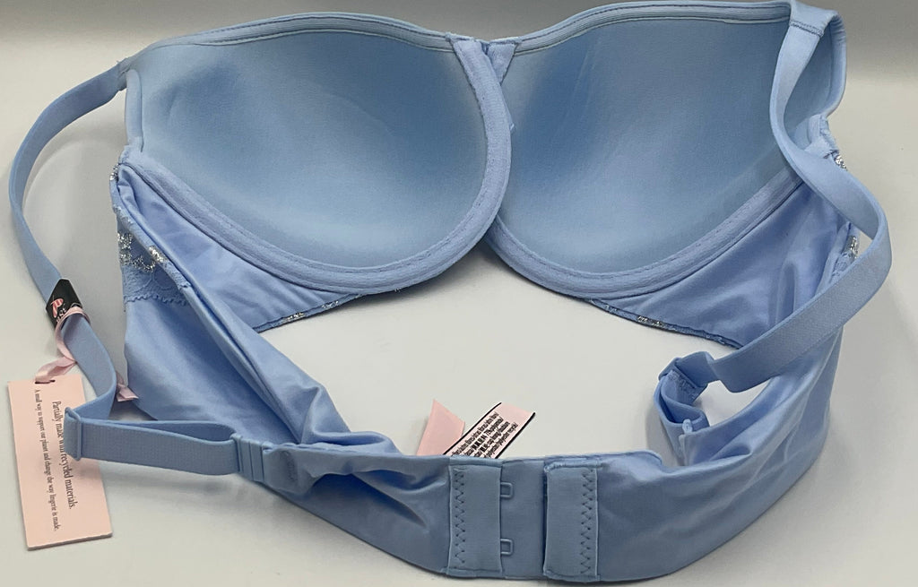Victoria's Secret 38B Body by Perfect Coverage Bra Light Blue