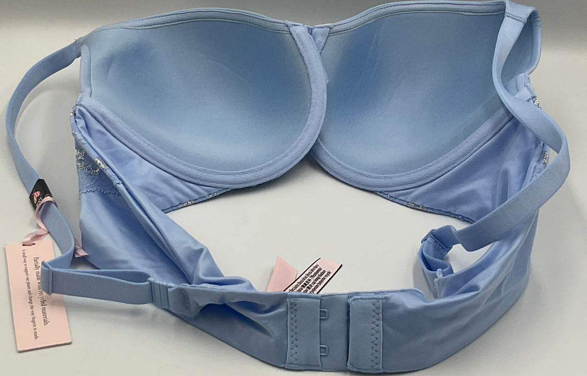 Victoria's Secret 38B Body by Perfect Coverage Bra Light Blue