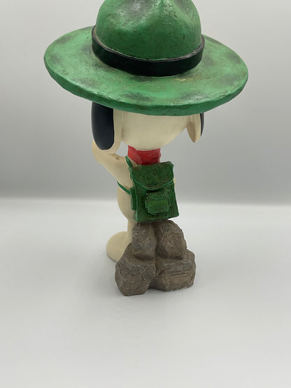 Vintage 12" Peanuts Beagle Scout Snoopy Figurine