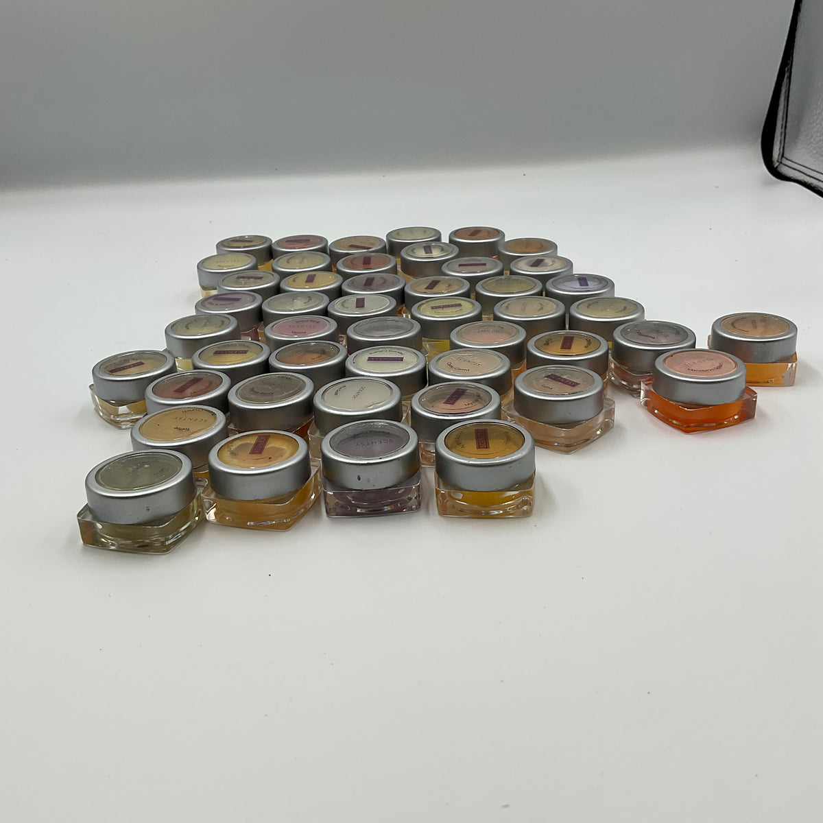Scentsy Party Tester Wax Melt Samples Lot of 47 Assorted Scents