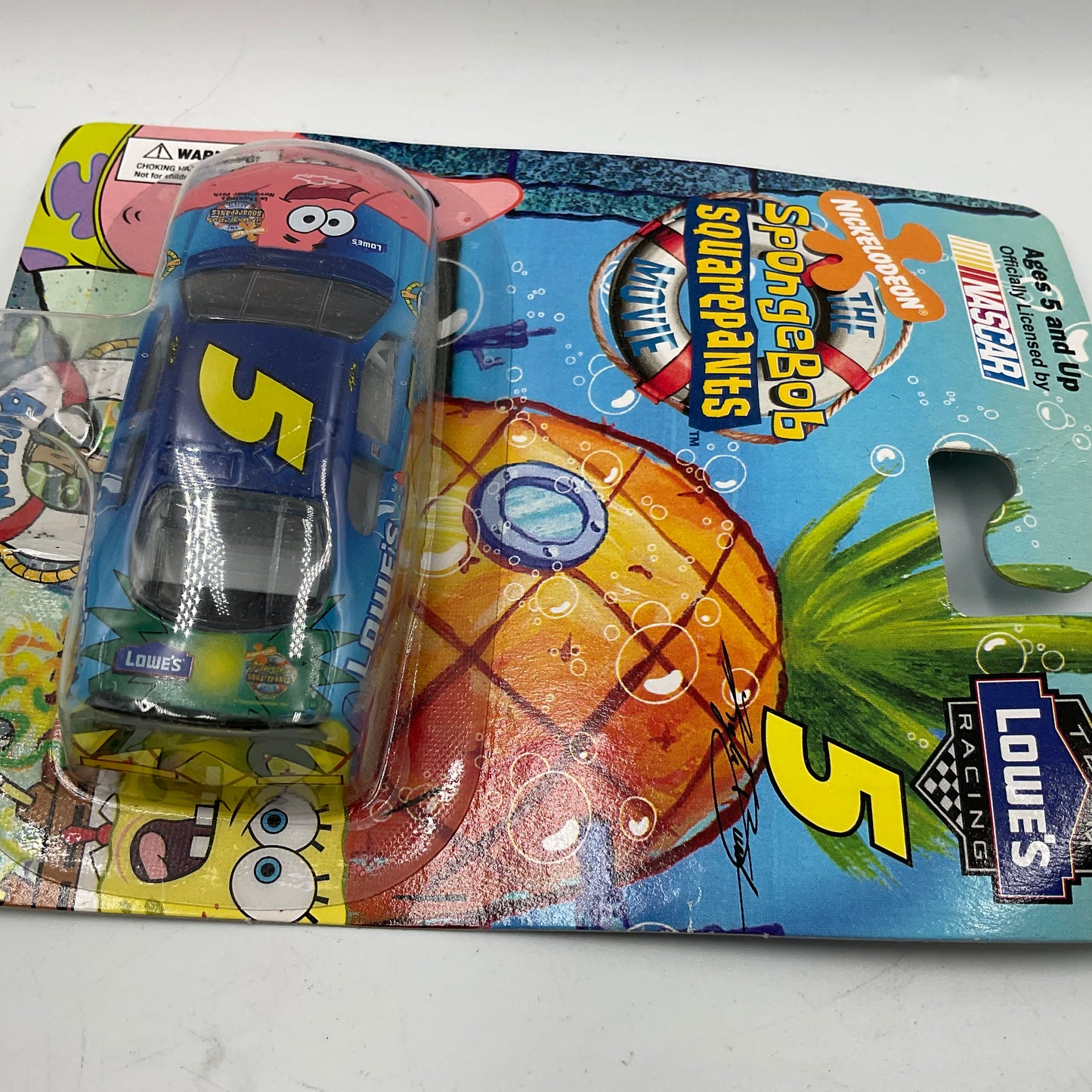 NASCAR #5 The SpongeBob Squarepants Movie Theme Die Cast Replica #5 Kyle Busch