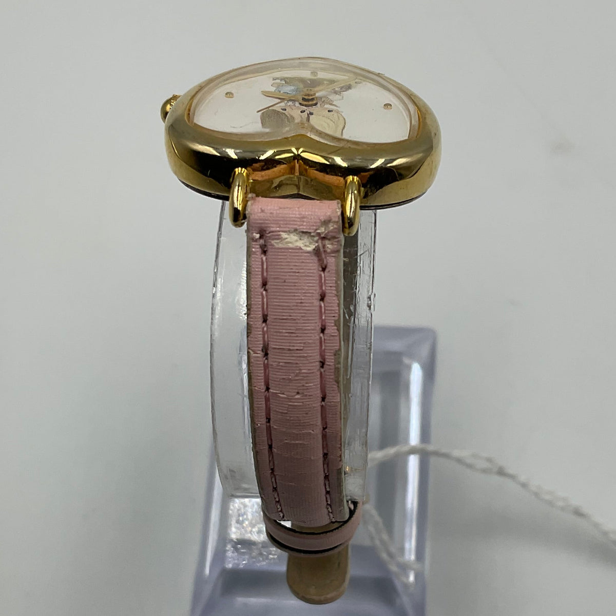 Precious Moments Love One Another Vintage 2001 Heart Shaped Goldtone Valdawn Watch