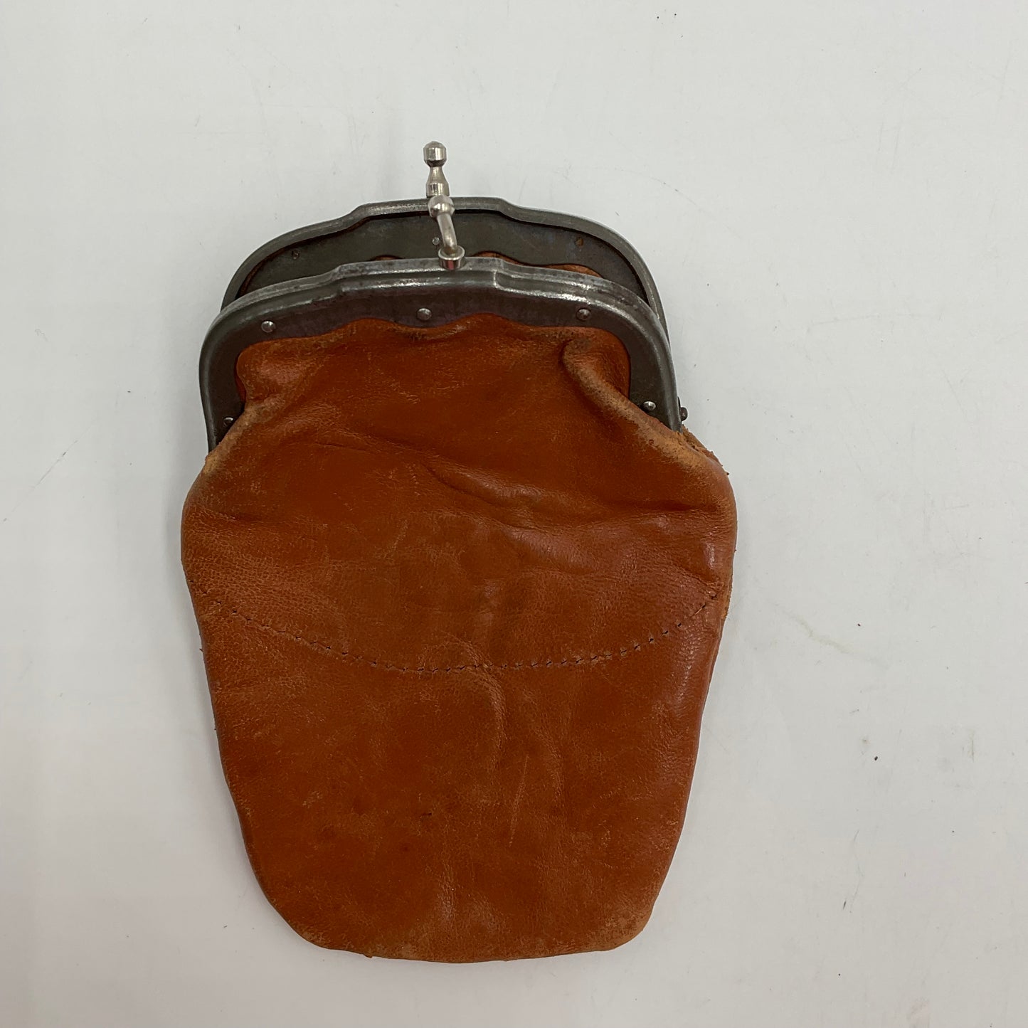 Vintage Leather Coin Purse From The State Exchange Bank