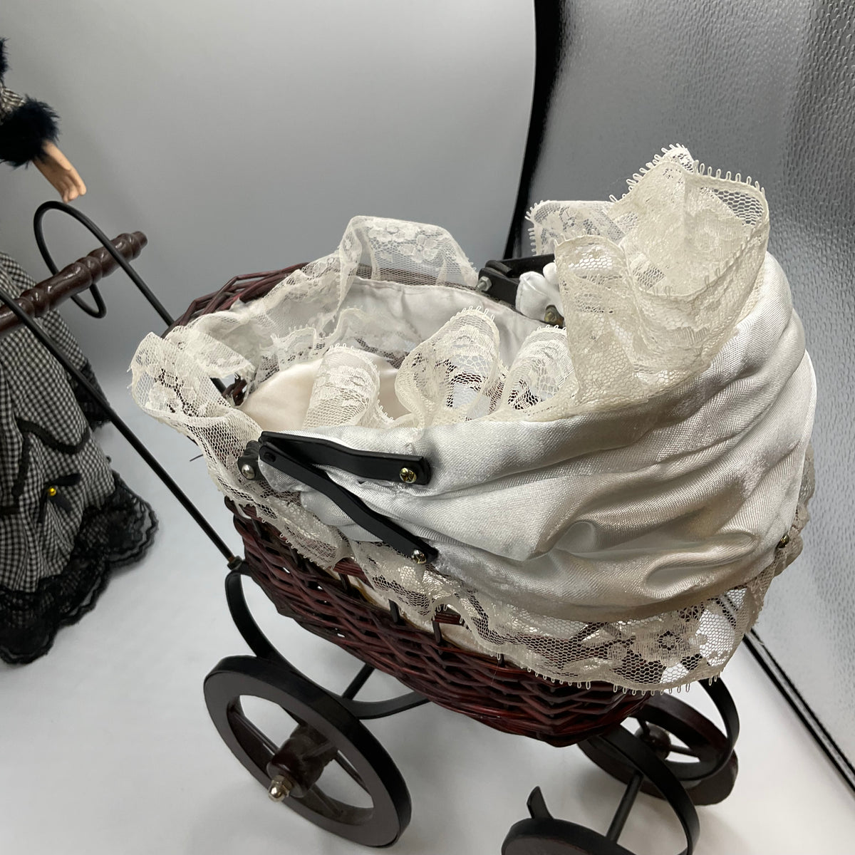 Baby’s Dream Porcelain Doll Victoria And Stroller