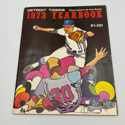 Vintage 1973 Detroit Tigers Baseball Yearbook