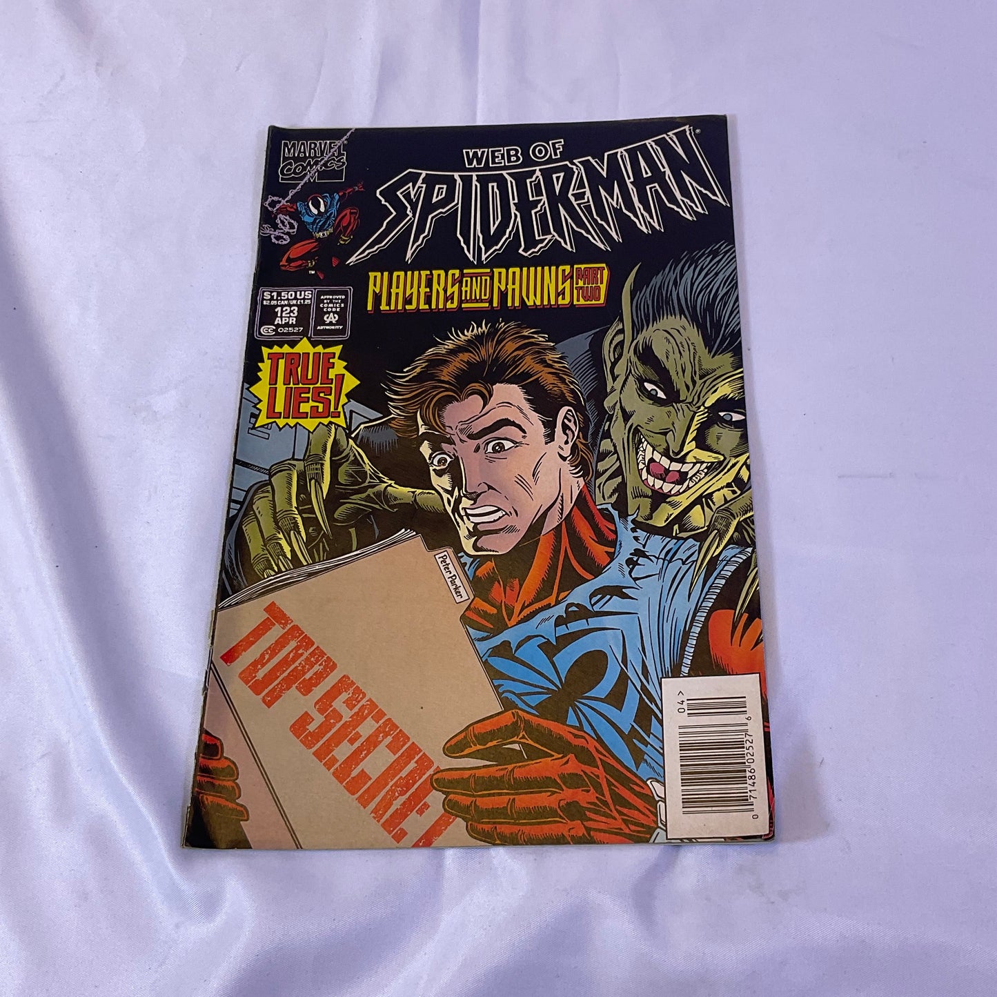Web of Spider-Man #123 Players And Pawns Part Two Vintage 1995