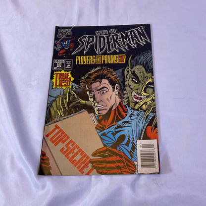 Web of Spider-Man #123 Players And Pawns Part Two Vintage 1995