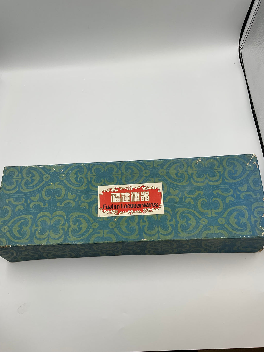 Vintage Mahjong Tile Racks Fujian Lacquer Wares Set of 4 Hand Painted