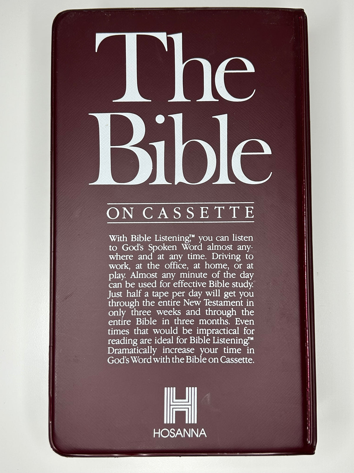 The Bible on Cassette Set of 12 Tapes