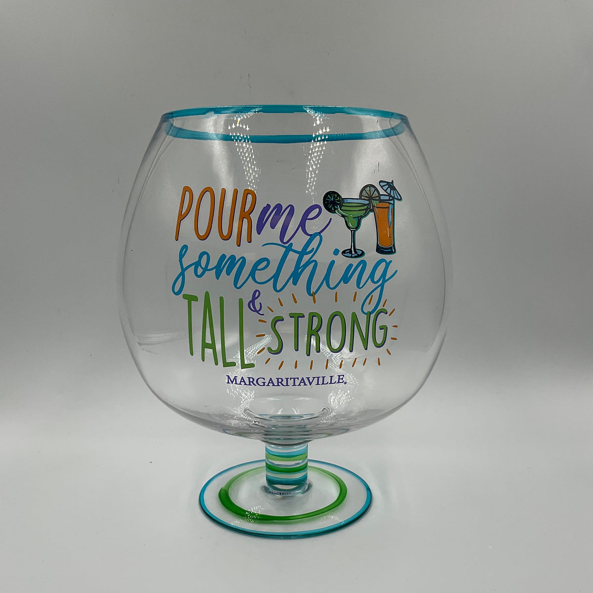 Margaritaville Cocktail Fishbowl Drinkware Beverage Goblet New in Box
