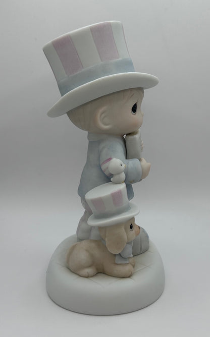 Precious Moments Vintage 1986 Limited Edition God Bless America New in Box Mint