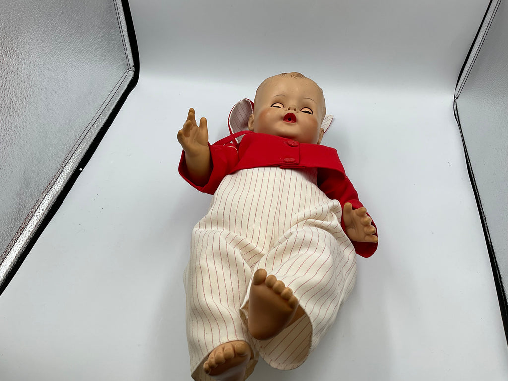 Vintage Eugene Baby Doll Drink-and-Wet Sleepy Eye Molded Hair 16"