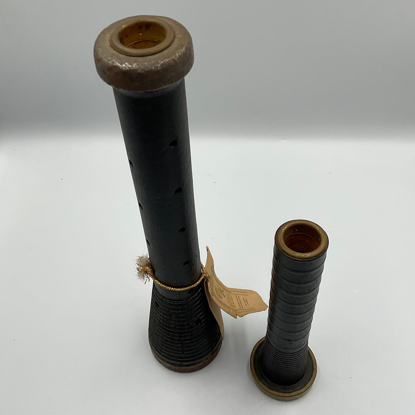 English and Continental Antiques Industrial Wooden Textile Mill Spindle Bobbin