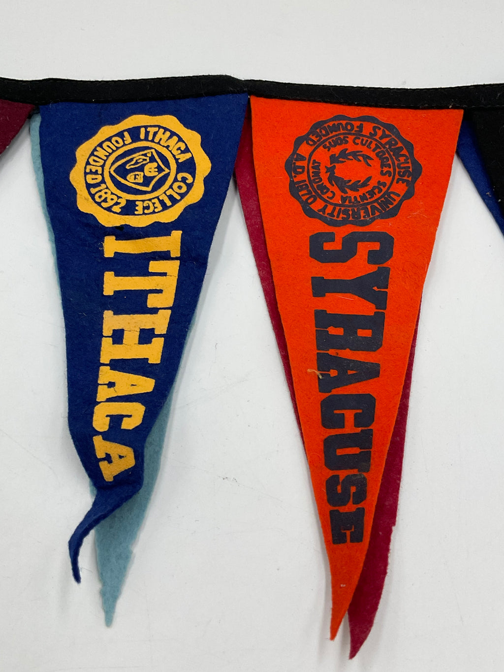 Vintage Mini Felt Pennant Banners COLLAGE