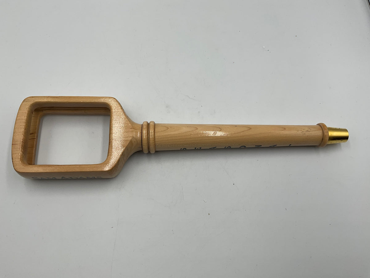 Sam Adams wooden Beer Tap Handle Draft Keg Pull Bar Decor