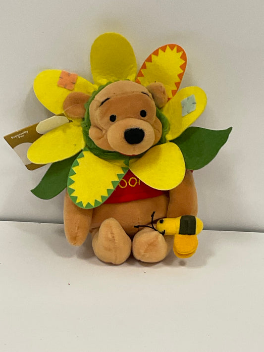 Flower Costume Winnie the Pooh Bear & Friends Vintage Mini Beanbag Beanie Plush Disney Collectible
