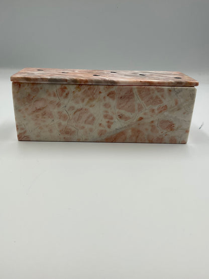 Pink Marble Domino Set