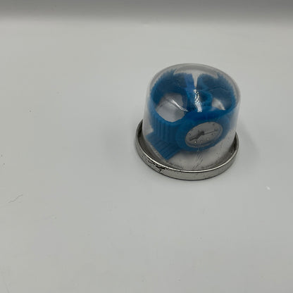 Hip Hop White Face Blue Band Watch