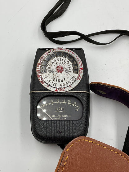 General Electric Vintage Light Exposure Meter untested 1950's