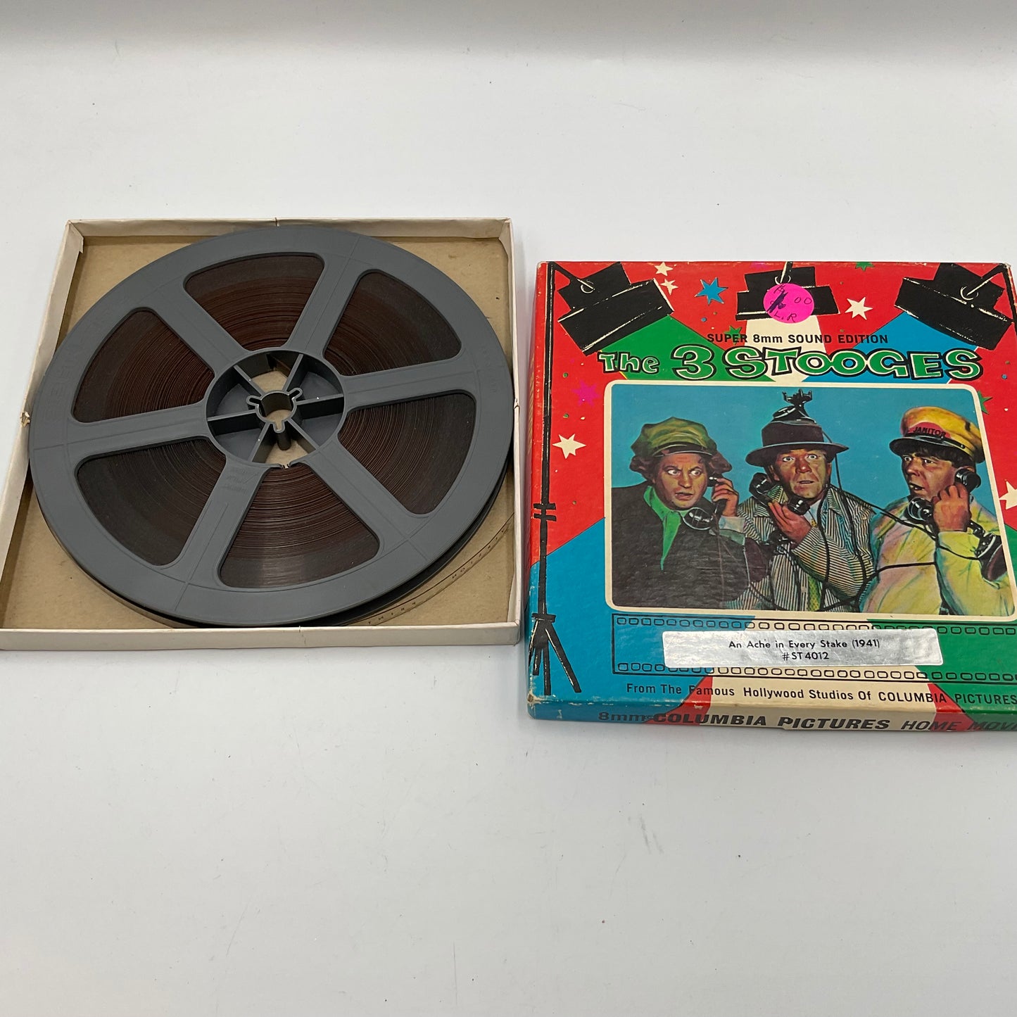 Vintage The Three Stooges Super 8mm Edition An Ache In Every Stake 1941