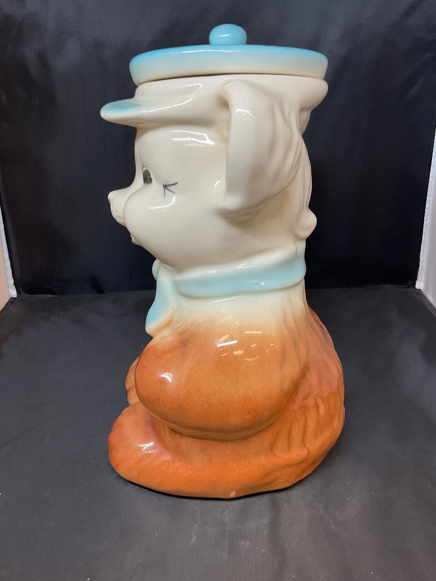 Vintage American Bisque Bear Cookie Jar